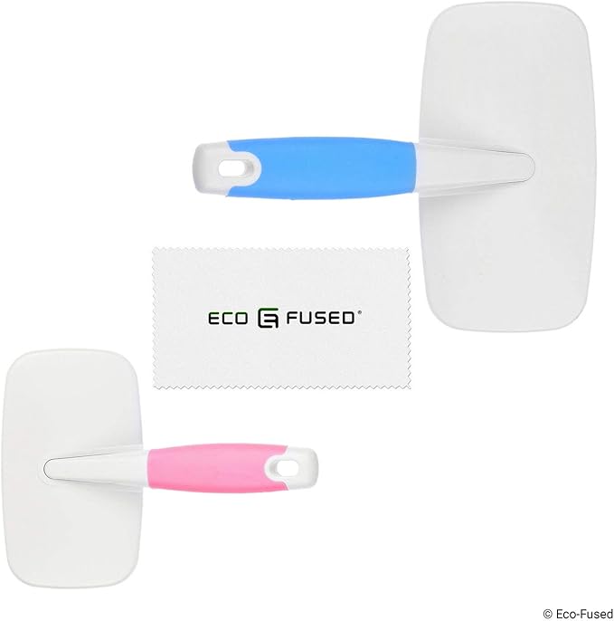 Slicker Brush and Nail Clippers for Dogs, Cats and Other Pets - Essential Animal Grooming/Claw Care Tools - Ideal Trimmers to Clip Thick Nails (Pet Hair brush - Small & Large Brush)