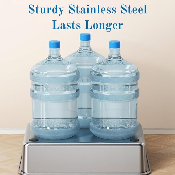 2 Pack - Stainless Steel X-Large Semi-Enclosed Litter Box kit for Multiple Cats, Matching Scooper and Holder Included, High-Sided, Easy to Clean (Navy Blue)