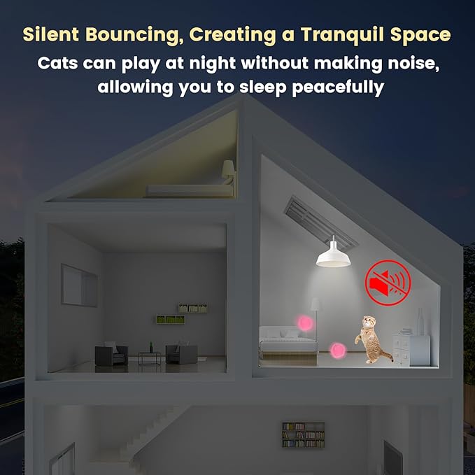 Cat Toy Balls with Launchers Set (2+100), 100 Cat Pom Pom Balls & 2 Cat Toy Ball Launchers (Durable Reinforced Edition), Cat Enrichment Toys, Interactive Cat Toy Balls, Soft & Safe Cat Toys