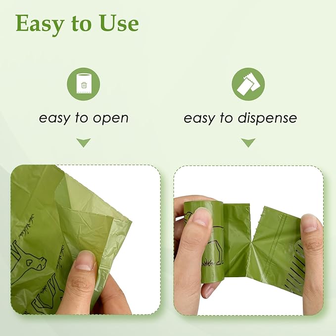 720 Count Lavender Scented 13” x 9” Dog Waste Bags Rolls, Leakproof Strong & Sturdy Bags for Dogs, Doggie Bags Cats Litter Bags,Trash Bags for Doggy Pets