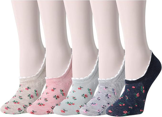 Benefeet Sox Womens Girls Cute No Show Liner Socks Non Slip Funny Patterned Low Cut Socks Novelty Cotton Loafer Footies Sock