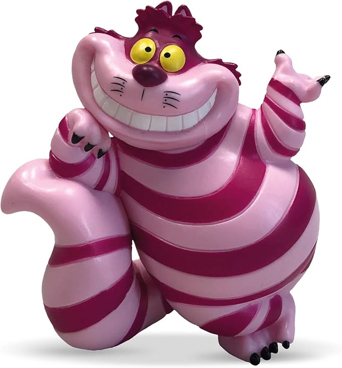 11401 Toy Figure, Walt Disney Alice in Wonderland, Cheshire Cat, Approx. 7.3 cm, Ideal as a Cake Topper, Detailed, PVC-Free, Great Gift for Children’s Imaginative Play