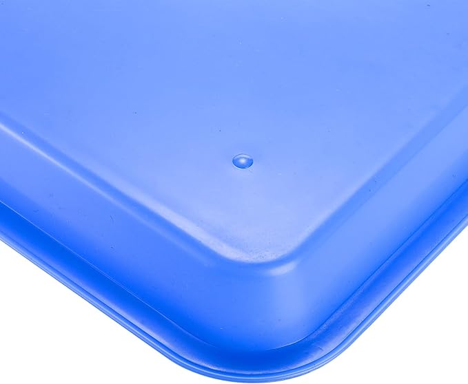 Hiceeden 6 Pcs Open Kitten Litter Box, 15.3 x 12 x 1.4 Inch Plstic Small Cat Litter Tray, Low Entry Travel Toilet Litter Pan for Rabbit, Kitty, Bunny, Guinea Pig, Multi Color