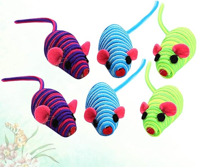 Totority Cat Toy 6pcs Cat Playing Props Sunflower Party Favors Kitten Accessories Cat Teaser Toy Cat Toys Cat Toys for Cats Elastic Rope Toy Kitten Teasing Stick De Porristas Pet Cat Door Indoor