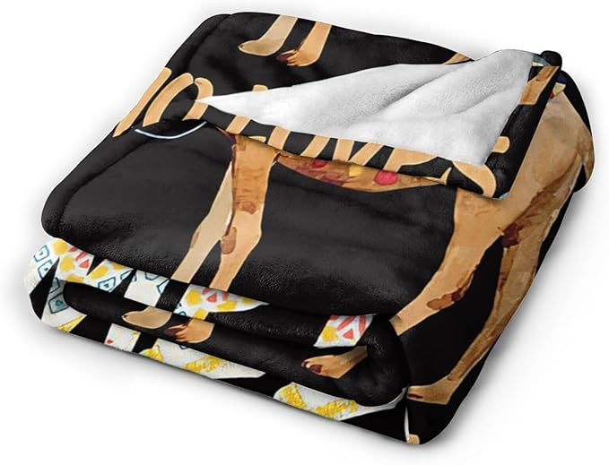 Camel Plush Throw Blanket - Super Soft, Cozy, Warm Fleece - Desert Camel Bedding - Gifts for Kids, Girls, Boys, Women - 50"X60"