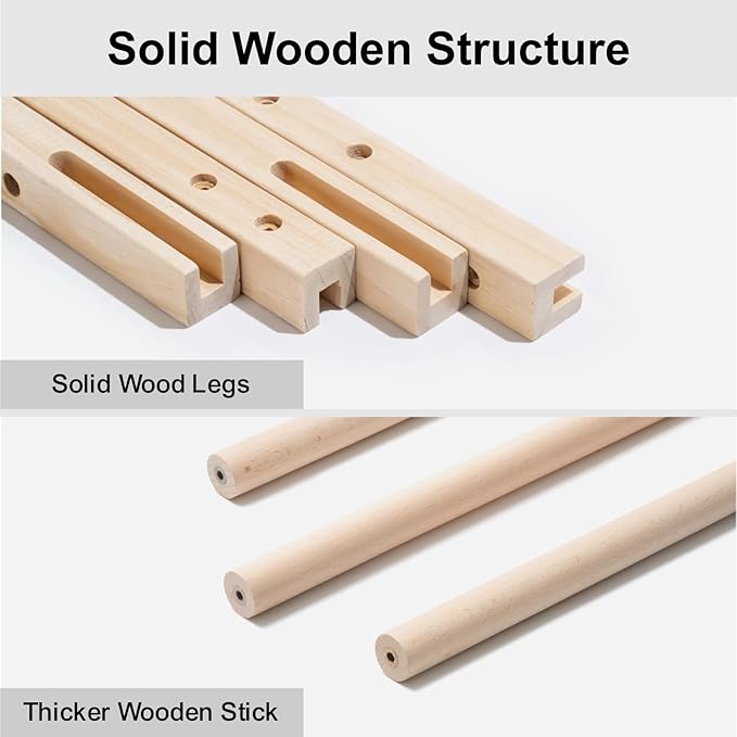 MEWOOFUN Cat Hammock Bed Elevated Pet Bed for Indoor Cats or Puppy, 21.7" X 16" Floor Standing Dog Bed Pet Resting Hammock for Cats & Small Dogs (Green)