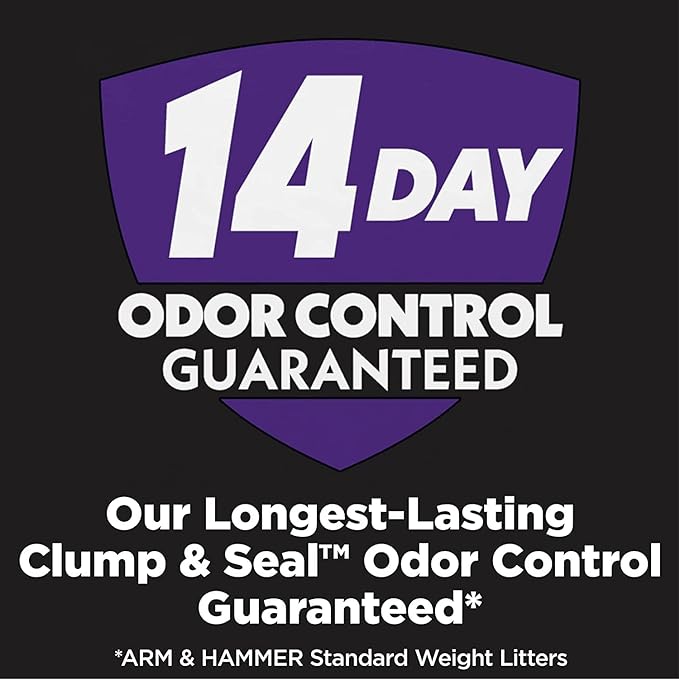 Arm & Hammer Slide Platinum Easy Clean-Up Clumping Cat Litter, Multi-Cat Litter, 27.5 Pounds, Online Exclusive Formula