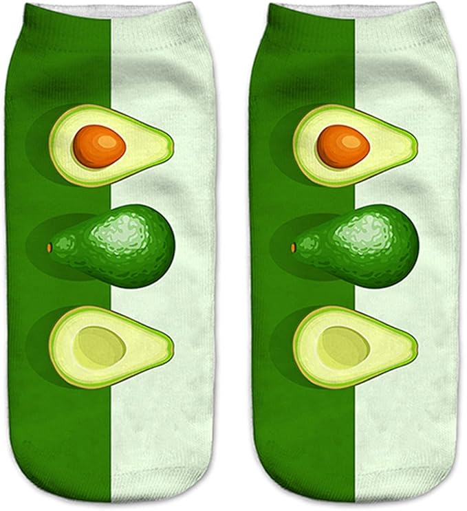 Benefeet Sox Funny Ankle Socks Cute Novelty No Show Animal Fruit Flower Cartoon Colorful Graphic Low Cut Socks for Women Girl