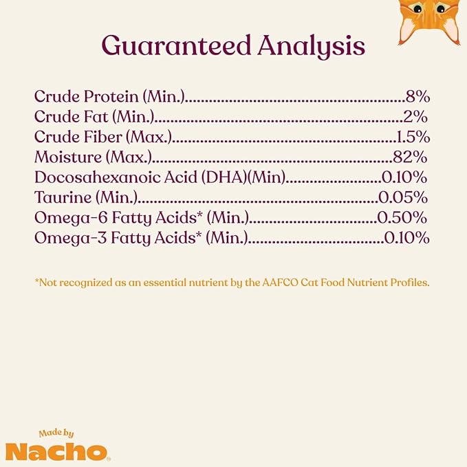 Made by Nacho Wet Cat Food, Cuts in Gravy, Sustainably-Caught Salmon with Bone Broth for Extra Hydration, (24) 3 oz. Pouches, Limited Ingredients