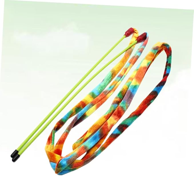 FOMIYES Toys Toy Teaser Toy Cat Teaser Wand Cat Teaser Rod Cat Toy Stripe Feather cat Toy cat Bell Ball