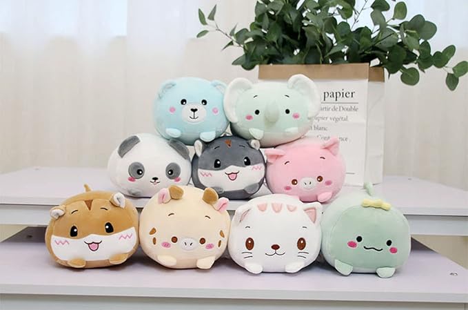 Cute Plush Elephant Stuffed Squishy Animal Elephant Cylindrical Body Elephant Pillow,Super Soft Elephant Hugging Toy Pillow Kids Kawaii Sleeping Elephant Pillow Gifts for Bedding Decor 24-Inch