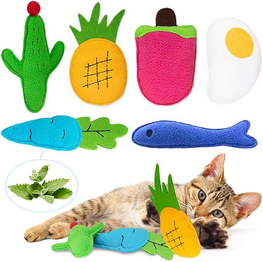 Catnip Toys for Indoor Cats, Natural Catnip Kitten Toys Cat Toys Set