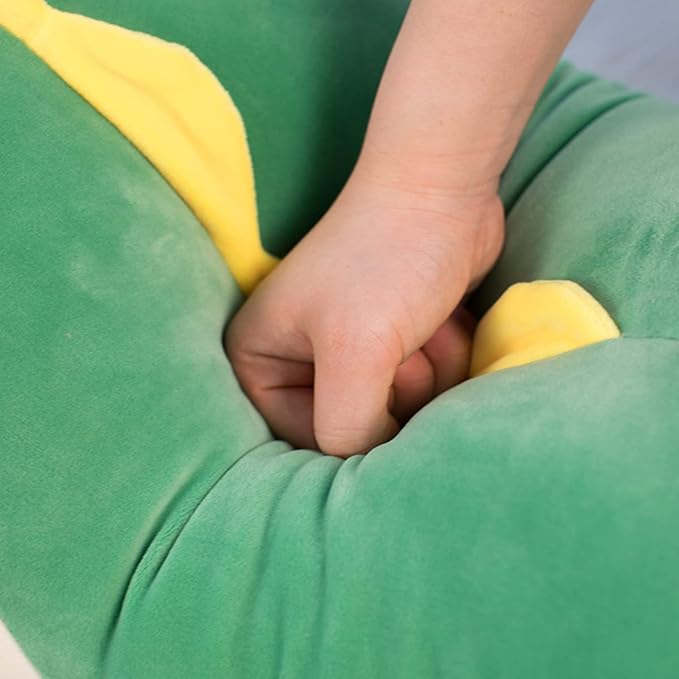 29.53'' Dinosaur Plush Pillow Toy Dinosaur Stuffed Animal Sleeping Pillow Cute Cartoon Soft Long Body Pillow Gift for Kids (Green)