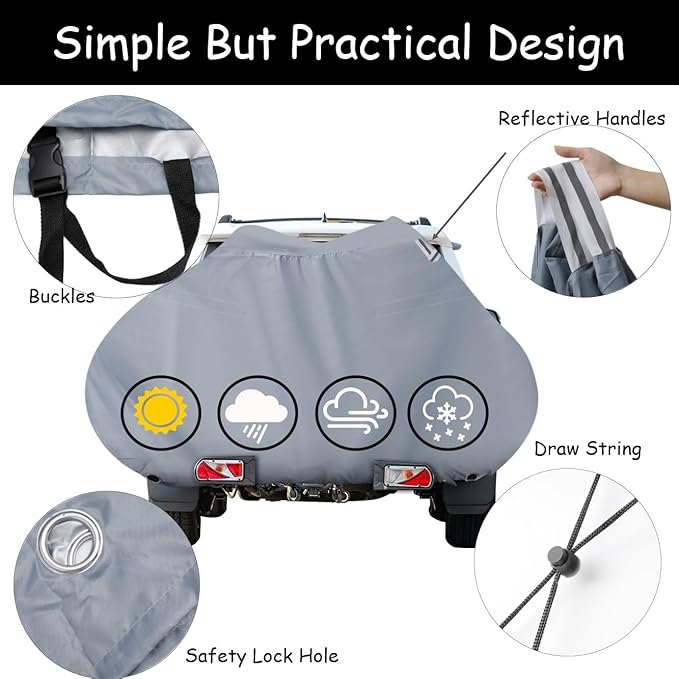 Bicycle Covers Transport. Waterproof Heat Resistant. Ideal As Ebike Cover Or Rain Cover. With Large Mesh Bag For Traveling.XL