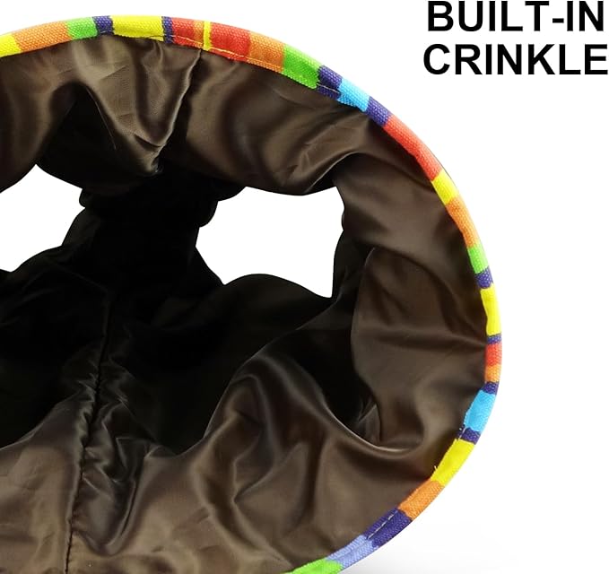 Collapsible Foldable Cat Tubes Cat Tunnel Toys, Trousers-Shaped Cat Play Tunnel for Indoor Cats, Kitty, Kitten…