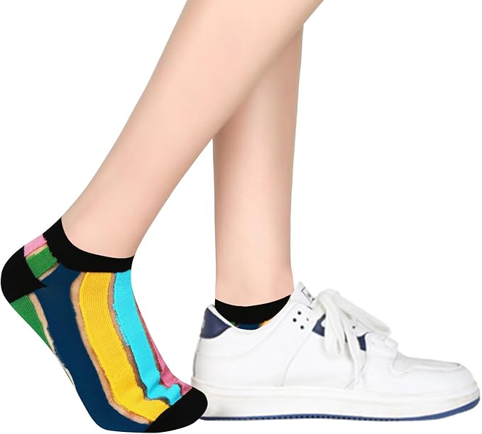 Benefeet Sox Womens Girls Cute Ankle Socks Novelty Funny Low Cut Socks Funky Designed Summer Short Socks Christmas Gifts