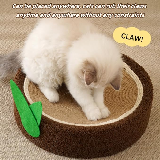 Fruit Cat Scratching Board,Sisal Cat Scratching Board,Orange Cat Litter,Fruit Coconut Cat Scratching Basin,Green Cat Bed,Watermelon Cat Scratching Board,Wear-Resistant Cat Cat Products (Copra)
