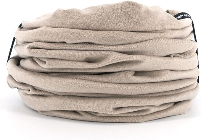 Velvet Fabric - Foldable/Collapsible - 55x8.66 Inches Cat Tunnel (Silver Gray)