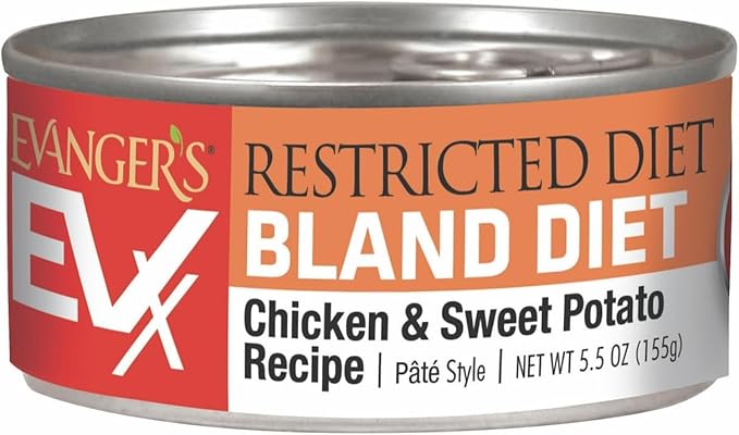 Evanger's EVX Restricted Diet Canned Cat Food, 4 Weight Management, 4 Senior & Joint Health, 4 Bland Diet Variety Pack