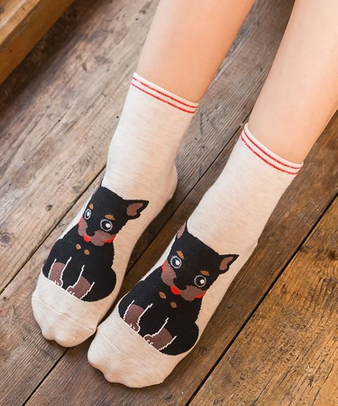 Benefeet Sox Womens Novelty Funny Crew Socks Girls Cute Animal Colorful Floral Patterned Silly Funky Casual Cotton Socks