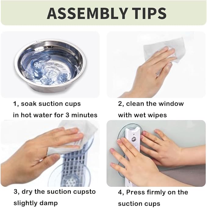 Marchul Cat Window Perch with Feather Bell Cat Wand, Foldable Cat Window Hammock, Cat Bed Window with 4 Strong Suction Cups, Sturdy Metal Frame and Soft Cover Available for All Seasons