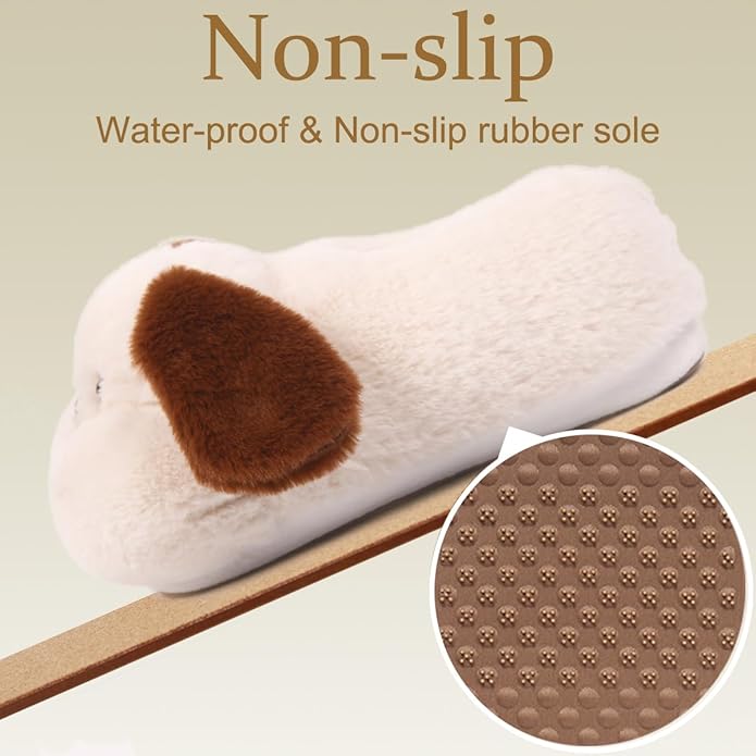 Caramella Bubble Cute Bunny Animal Slipper for women Adult Fuzzy Warm House Slippers Novelty Fluffy Home Shoes Ladies Winter Slippers Indoor Outdoor