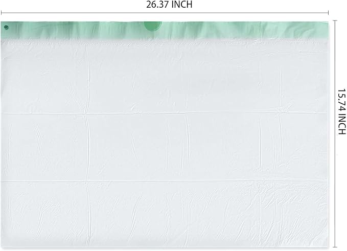 60 Count Extra Large Cat Litter Box Liners, Cat Litter Waste Receptacles Bags for Cleanpethome Self-Cleaning Cat Litter Box