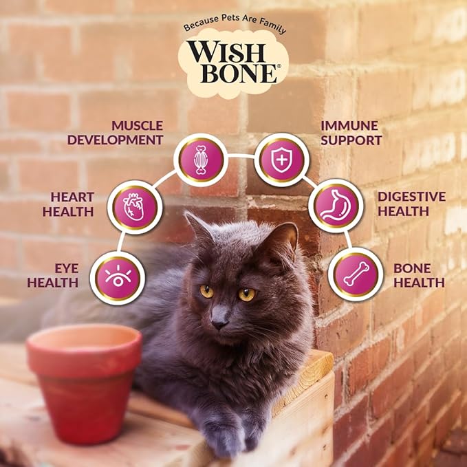 Wishbone Graze New Zealand Beef and Lamb, Gluten Free, Grain Free Dry Cat Food, Premium Beef and Lamb Recipe Cat Food for Overall Pet Health - 4 lb