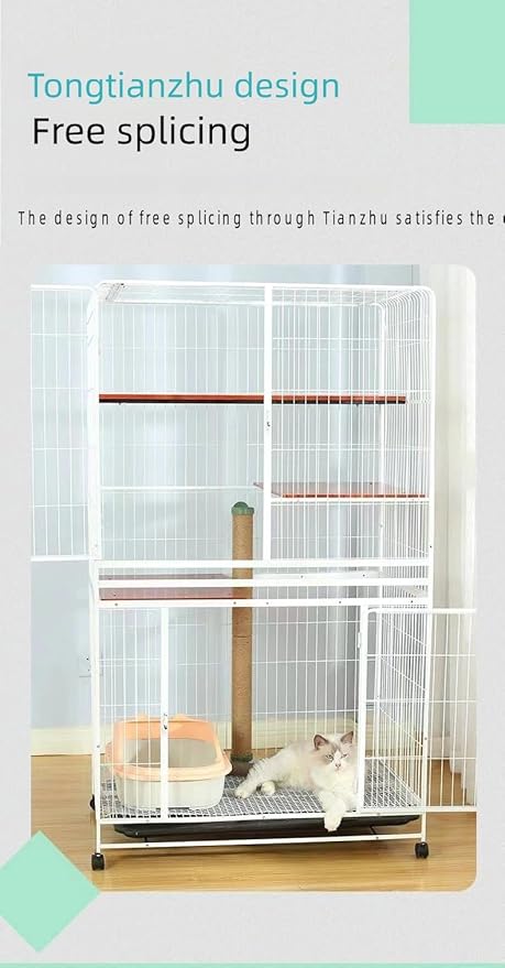 Cat cage cat Climbing Column cat Stairs cat Grab Board Jute cat Grab Column Multi-Layer cat Climbing Frame Climbing cat Toys, yellow
