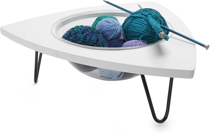 Hauspanther Tripod - Cat Lounge Pod, White