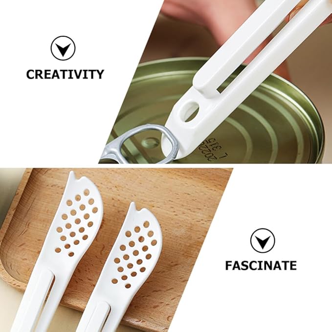 Mipcase Cat Food Spoon Pet Food Scoop Plastic Pet Food can Opener Spatula Scoop Mixing Spoon for Dog Cat Can