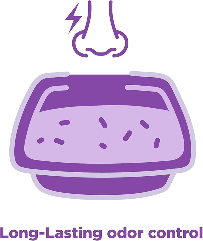 Arm & Hammer Forever Fresh Clumping Cat Litter Lavender, MultiCat 18lb With 20% More Lavender Freshness, Pet Friendly With Essential Oils