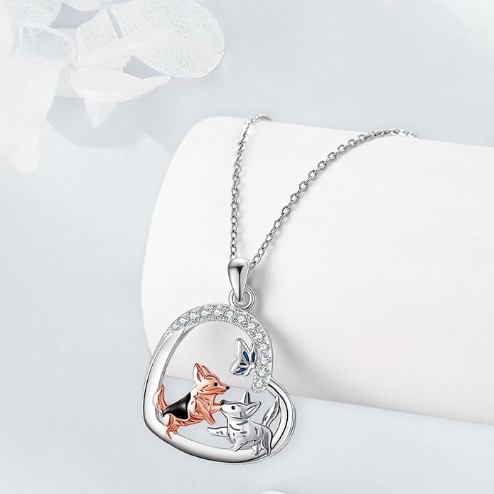 Capybara/Squirrel/Chihuahua Necklace Sterling Silver Chihuahua Squirrel Jewelry Capybara Gifts for Women