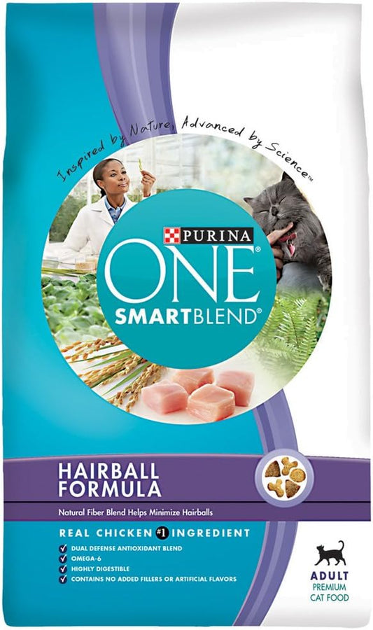ONE Purina Dry Cat Hairball Formula Food, 7 Pound
