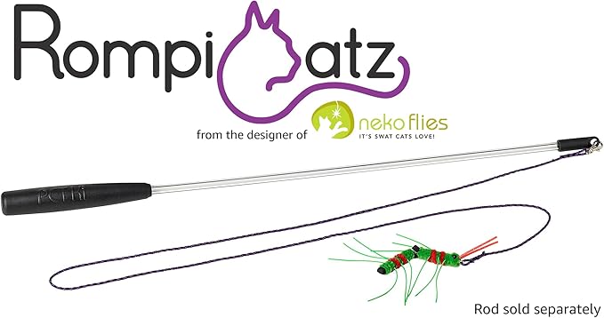 RompiCatz Critter Collector Series Teaser String and Interactive Cat Toy Attachment, Cattipeed