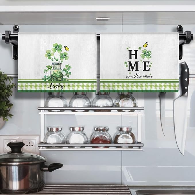 St Patricks Day Kitchen Towels,Green Towels,Shamrock Towels,Green Kitchen Towels,Shamrock Kitchen Towels,St Patricks Day Hand Towels,Green Dish Towels,Green Hand Towels,St Patricks Day Dish Towels