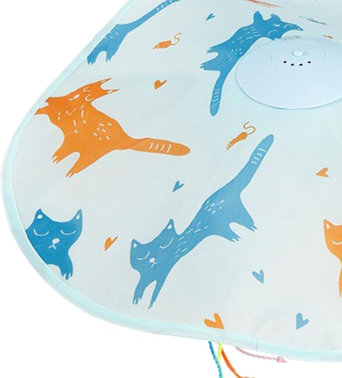 Interactive Cat Toys, Catch The Tail Cat Toy Fun Intelligent Voice Activated Cat Toys Induction Electronic Concealed Motion Cat Toys for Indoor Pet Cat Kitty (Blue)