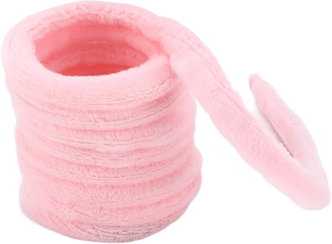 Plush Cat Spring Toys, Colorful Interactive Cat Toys Cat Entertaining Toys, Colorful & Durable Plastic Spring Coils Attract Cats Providing Interactive Playtime and stimulating Their Instincts(Pink)
