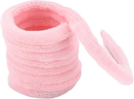 Plush Cat Spring Toys, Colorful Interactive Cat Toys Cat Entertaining Toys, Colorful & Durable Plastic Spring Coils Attract Cats Providing Interactive Playtime and stimulating Their Instincts(Pink)