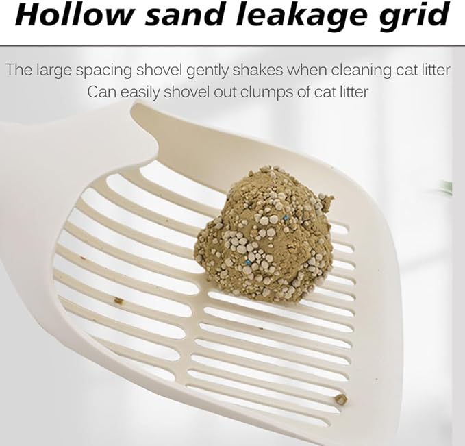 3 Pcs Low Entry Senior Cat Litter Box with Scoop, Extra Large Pet Litter Box Low Entry Open Top Cat Litter Box for Kitten Frail Handicap Disabled Older Elderly Cats