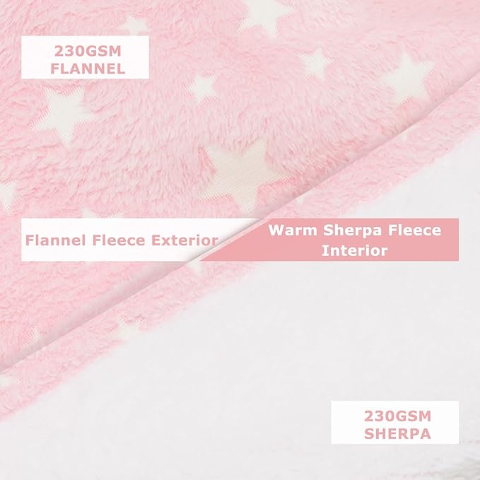 THREE POODLE Wearable Blanket Hoodie, Glow in The Dark Oversized Hoodie Blanket, Sherpa Hooded Blanket Sweatshirt for Adults Women Men Kids, Cozy Gifts