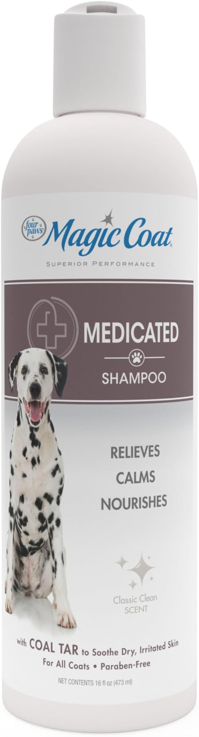 Four Paws Magic Coat® Medicated Dog Shampoo for Skin Allergies 16 Ounce (1 Count)