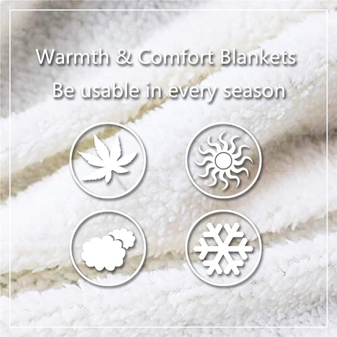 Seashell Sherpa Blanket,Starfish Blanket,Blue Conch Throw Blanket for Bed Chair Queen Size Ocean Theme Fleece Blanket,Colorful Starfish Fuzzy Blanket Kids Boys Girls Coastal Sea Animal Plush Blanket