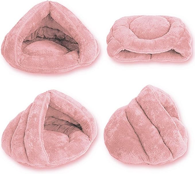 Pet Tent Cave Bed for Small Medium Puppies Kitty Dogs Cats Pets Sleeping Bag Thick Fleece Warm Soft Dog Bed Cuddler Burrow House Hole Igloo Nest Cozy Bed for Cat Puppy