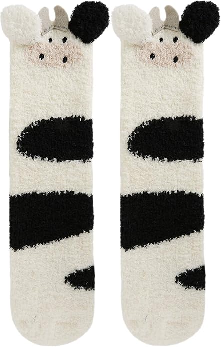 Benefeet Sox Cute Fuzzy Socks for Women Girls Fluffy Warm Cozy Novelty Slipper Socks Funny Animal Plush Sleeping Socks