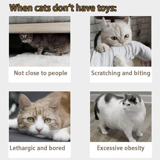 Folded Cat Tunnels for Indoor Cats, Cat Donut Tunnel, Cat Play Tunnels, Folded Cat Tunnel Spring,Cat Toy for Indoor Cats,Cat Toys Interactive for Indoor Cats(Blue)