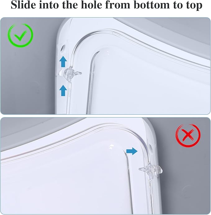 Bolux Foldable Cat Litter Box with Lid, Extra Large Litter Box with Cat Litter Scoop, Drawer Type Cat Litter Pan Easy to Scoop & Low Tracking (Grey XL)