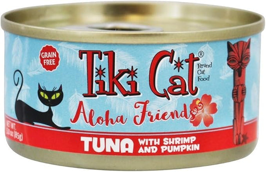 Tiki Pet Foods Cat Aloha Tuna Shrimp Pet Food (12 Pack), 3 Oz
