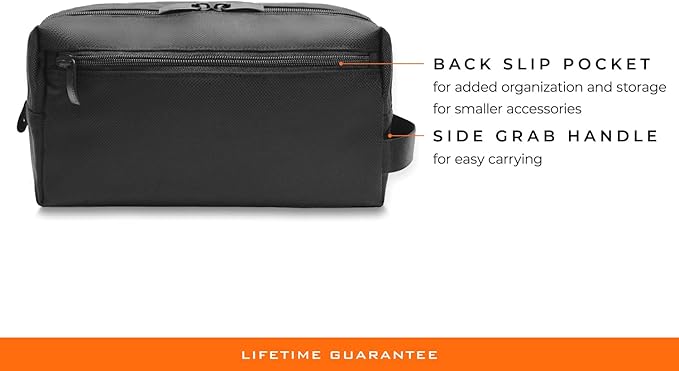 Briggs & Riley Toiletry Kit - Travel Bags for Women & Men, Organizer for Vacation, Dopp Kit for Bathroom Accessories, Makeup, & Skincare