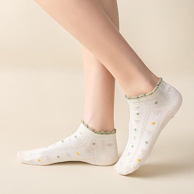 Benefeet Sox Cute Ankle Socks for Women Girls Novelty Patterned Low Cut Cotton Casual Socks Fun Colorful Summer Short Socks